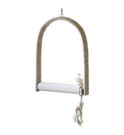 FLAMINGO Jouet balançoire pour oiseaux Sisal XL 26x10x48 cm