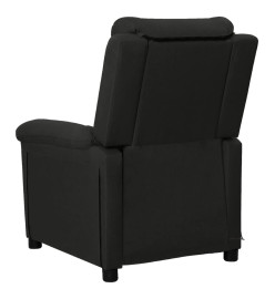 Fauteuil de massage Noir Tissu