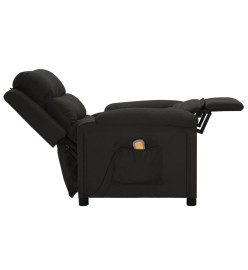 Fauteuil de massage Noir Tissu