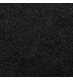 Tapis shaggy à poils longs Noir 200x290 cm