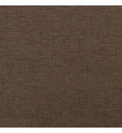 Repose-pied Marron 60x60x36 cm Tissu