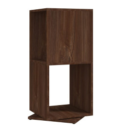 Armoire rotative Chêne marron 34,5x34,5x75,5 cm Aggloméré