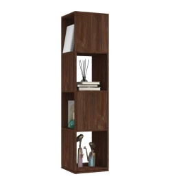 Armoire rotative Chêne marron 34,5x34,5x147,5 cm Aggloméré