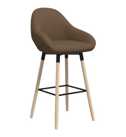 Tabouret de bar Marron Tissu