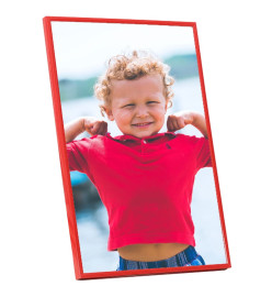 Collage de cadres photo 5 pcs de mur Rouge 59,4x84 cm MDF