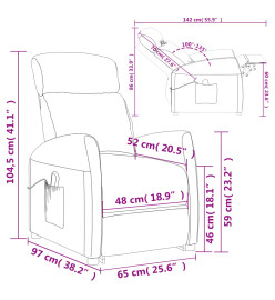 Fauteuil Violet Tissu