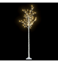 Sapin de Noël 180 LED blanc chaud Saule 1,8 m Int/Ext