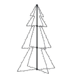 Arbre de Noël cône 160 LED d'intérieur/d'extérieur 78x120 cm