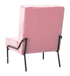 Chaise de relaxation 65x79x87 cm Rose Velours