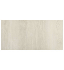 Planches de plancher autoadhésives 55 pcs PVC 5,11 m² Beige