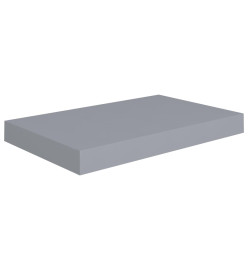 Étagère murale flottante gris 40x23x3,8 cm MDF