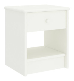 Tables de chevet 2 pcs Blanc 35x30x40 cm Bois de pin massif