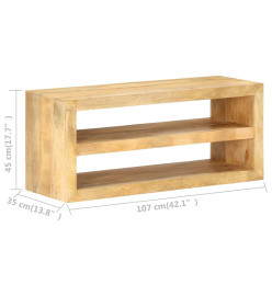 Meuble TV 107x35x45 cm Bois de manguier solide