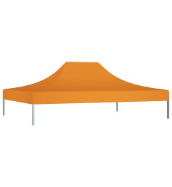 Toit de tente de réception 4x3 m Orange 270 g/m²