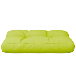 Coussin de palette vert vif 50x40x12 cm tissu