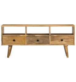 Meuble TV 110x36x50 cm Bois massif de manguier