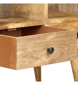 Meuble TV 110x36x50 cm Bois massif de manguier