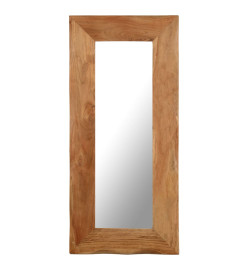 Miroir cosmétique 50x110 cm Bois solide d'acacia