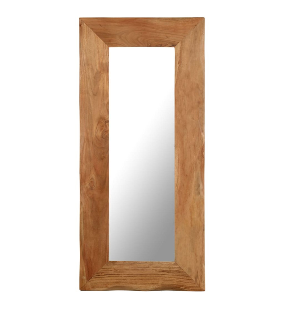 Miroir cosmétique 50x110 cm Bois solide d'acacia