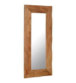 Miroir cosmétique 50x110 cm Bois solide d'acacia