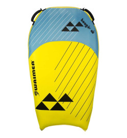 Waimea Bodyboard gonflable Boogie Air PVC Jaune et bleu