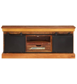 Meuble TV 110 x 30 x 45 cm Bois de récupération massif