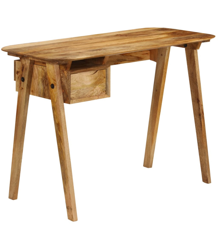 Bureau 110 x 50 x 76 cm Bois de manguier massif