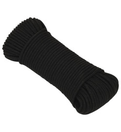 Corde de travail Noir 4 mm 500 m Polyester