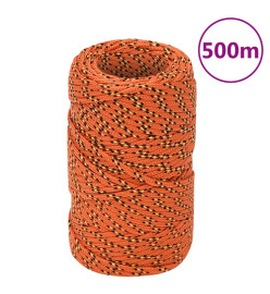 Corde de bateau Orange 2 mm 500 m Polypropylène