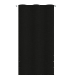 Écran de balcon Noir 120x240 cm Tissu Oxford