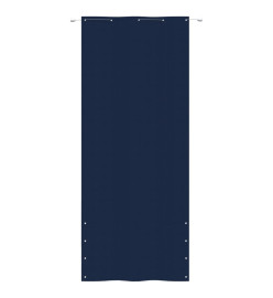 Écran de balcon Bleu 100x240 cm Tissu Oxford