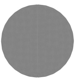 Bâche de piscine gris clair Ø244 cm géotextile polyester