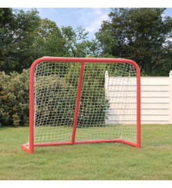 But de hockey rouge et blanc 183x71x122 cm polyester