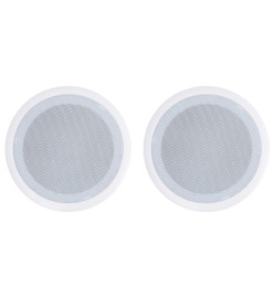 Haut-parleurs muraux et de plafond intégrés 2 pcs 80 W