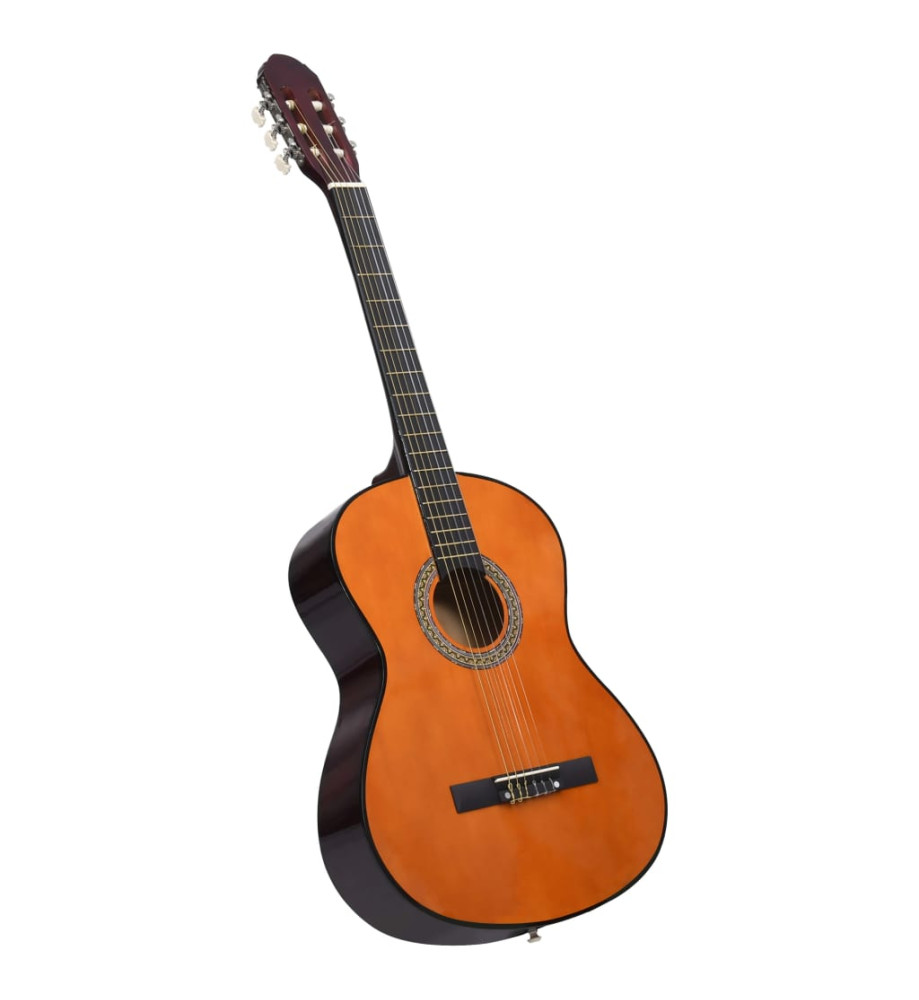 Guitare classique pour débutants 4/4 39" Tilleul