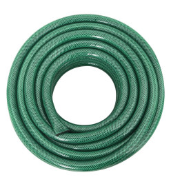 Tuyau d'arrosage avec jeu de raccords vert 0,9" 30 m PVC