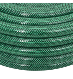 Tuyau d'arrosage avec jeu de raccords vert 0,9" 30 m PVC