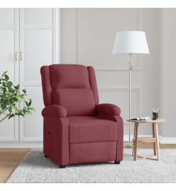 Fauteuil inclinable Rouge bordeaux Tissu