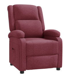 Fauteuil inclinable Rouge bordeaux Tissu