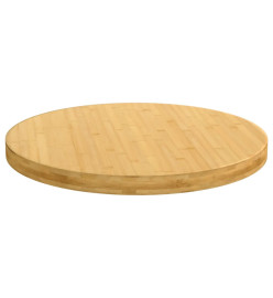 Dessus de table Ø70x4 cm bambou