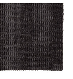 Tapis en sisal pour griffoir noir 100x250 cm