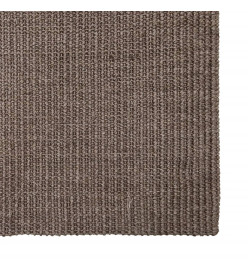 Tapis en sisal pour griffoir marron 80x350 cm