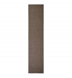 Tapis en sisal pour griffoir marron 66 x 300 cm