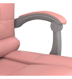 Fauteuil de massage inclinable de bureau Rose Similicuir