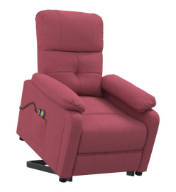 Fauteuil de massage Rouge bordeaux Tissu