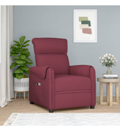 Fauteuil électrique de massage Bordeaux Tissu