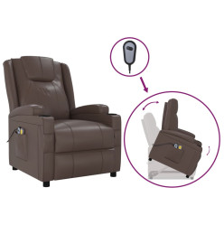 Fauteuil de massage Marron Similicuir