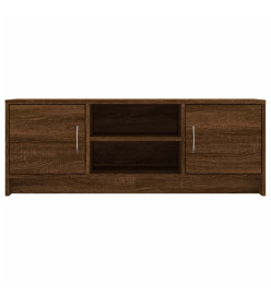 Meuble TV chêne marron 102x30x37,5 cm bois d'ingénierie