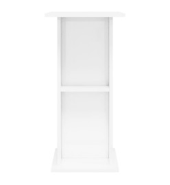 Support d'aquarium blanc brillant 60,5x36x72,5 cm