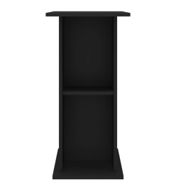 Support pour aquarium noir 36x75x72,5 cm bois d'ingénierie